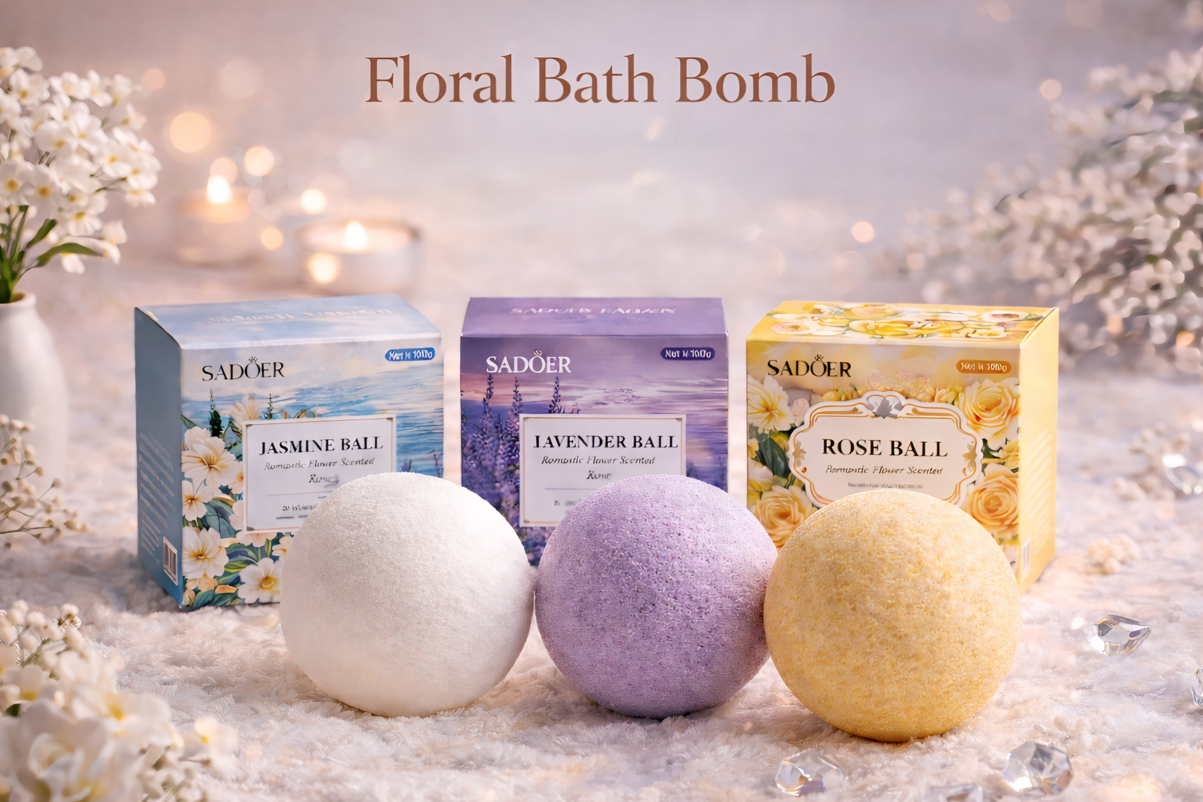 Floral Bath Bomb - 100g