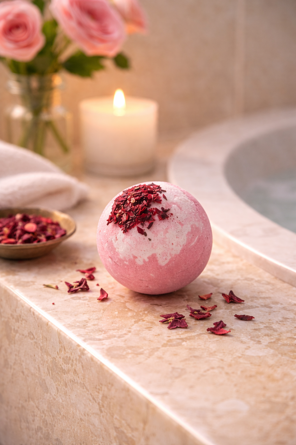 Flower Petal Bath Bomb