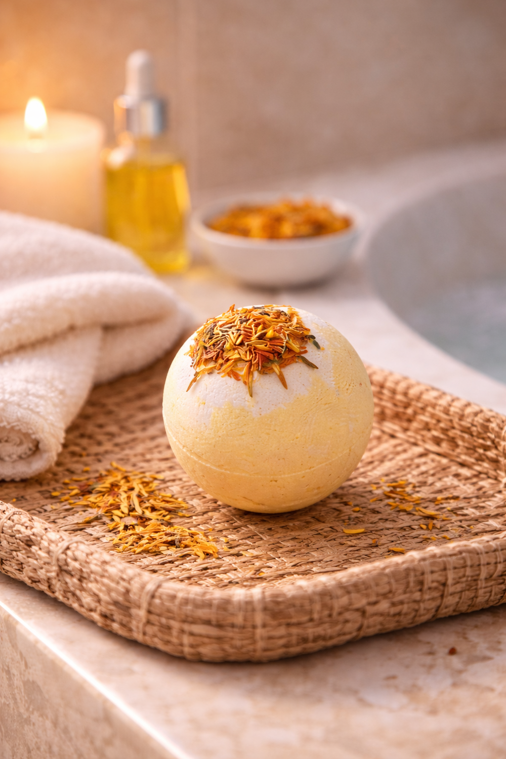 Flower Petal Bath Bomb